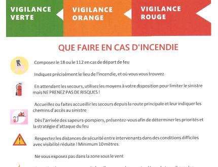 FEUX DE RECOLTE - QUE FAIRE EN CAS D'INCENDIE