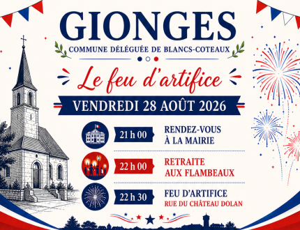 Feu d'artifice - GIONGES