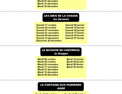 CALENDRIERS