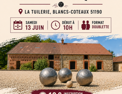 FRATERNITE CLUB POUILLAC - TOURNOI DE PETANQUE