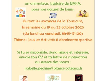 Offre d'emploi