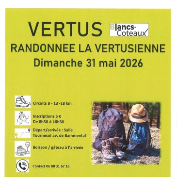 Randonnée La Vertusienne - VERTUS