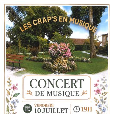 Crap's en musique - 10 juillet 2026