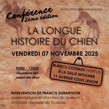 Les passionnés de la cynoculture - Conférence 07 Novembre 2025 - VERTUS