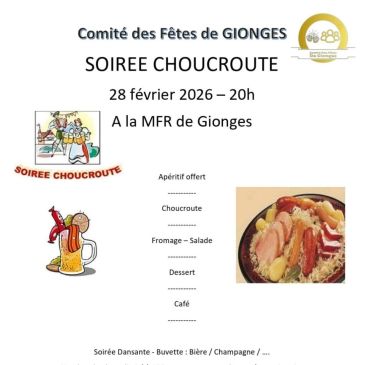 Soirée Choucroute