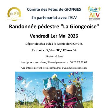 Randonnée Gionges