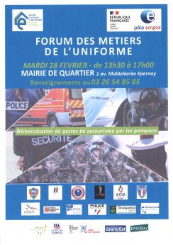 Forum des métiers de l'uniforme - 28 Février 2023