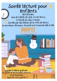 MFR - Soirée lecture pour enfants 