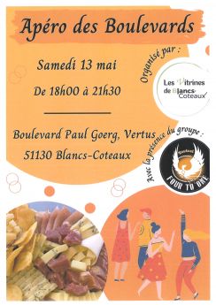 Apéro des Boulevards - Samedi 13 Mai 2023