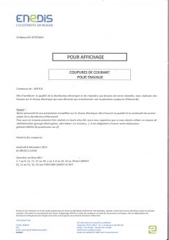 Coupures de courant
