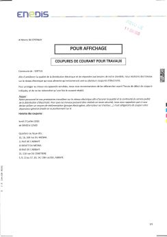 Coupures de courant