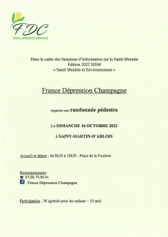 Affiche - France Dépression Champagne