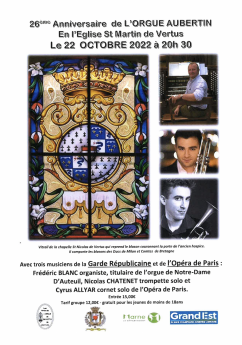 Affiche - Orgue Aubertin