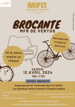 MFR Brocante - Samedi 13 Avril 2024