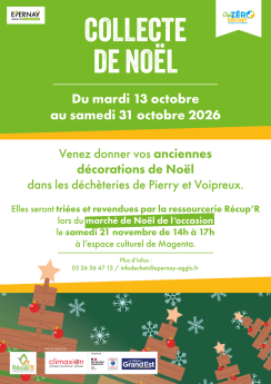 Collecte décoration de Noël