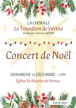 Concert de Noël - chorale le tourdion de Vertus