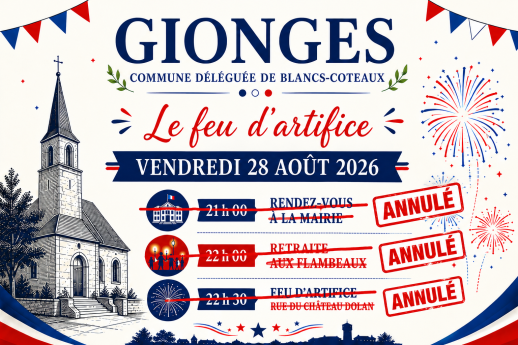Feu d'artifice - GIONGES
