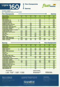 Horaires des bus - 2022 - 2023