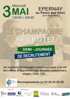 Le Champagne recrute