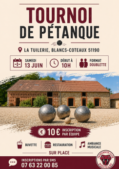 FRATERNITE CLUB POUILLAC - TOURNOI DE PETANQUE
