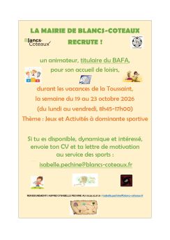 Offre d'emploi