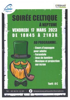 NEPTUNE - Soirée celtique 17 Mars 2023