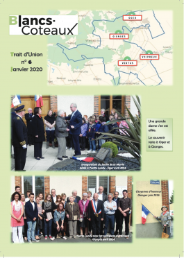 Trait d'union n°06 - Janvier 2020